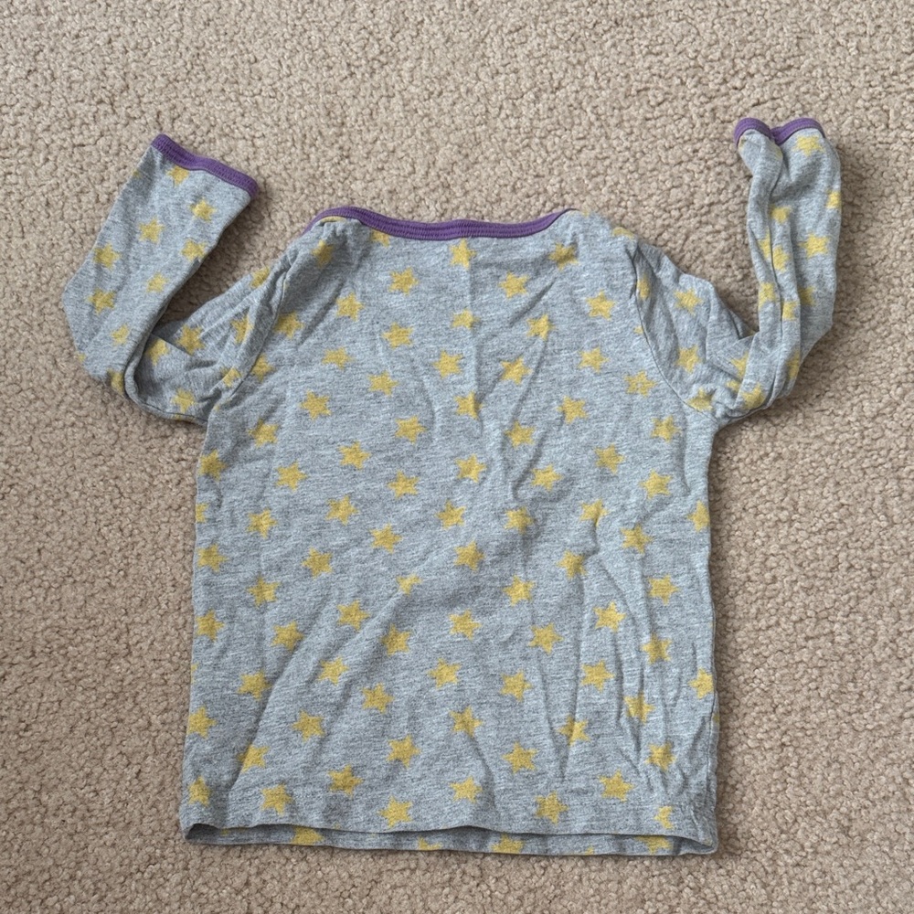 Baby Boden Long Sleeve with Yellow Stars and Purple Accents - Picture 3 of 3